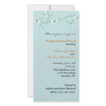 Wedding Vines Rehearsal Invitation