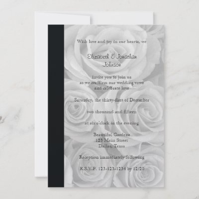 History Wedding Vows on Wedding Vow Renewal Invitation    Roses By Henishouseofpaper