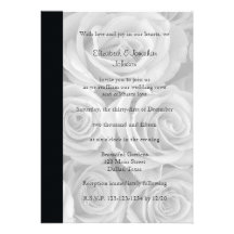 Wedding Vow Renewal Invitation --  Roses