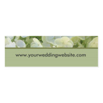 wedding website cards business card