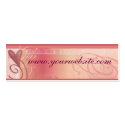 Wedding website cards business cards