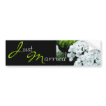 Wedding White Hydrangea bumper stickers