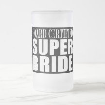 Weddings Parties & Bridal Showers : Super Bride Mugs
