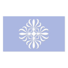 Wedgewood Blue 2 Wedding Reception Seating Cards Business Card Template