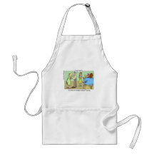 Wedgie Support Group Cartoon Gifts & Collectibles Aprons