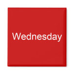 Wednesday Magnet