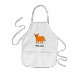 "Wee Coo" Scottish Highland Cow kids apron