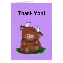 Wee Moo - Thank You Cards