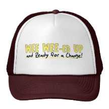 Wee Wee-ed Up Anti Obama Gear Trucker Hats