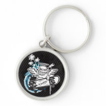 WeeAngel Skater Keychain