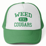 Weed - Cougars - High School - Weed California hats