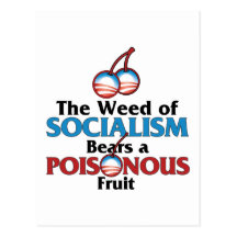 Weed of Socialistm Postcard