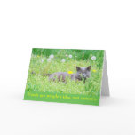 "Weeds are people's idea..."  Happy Spring Card