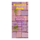 Weeds In the Cracks rack cards