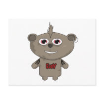 WeeEddy The Teddy postcards