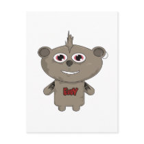 WeeEddy The Teddy postcards