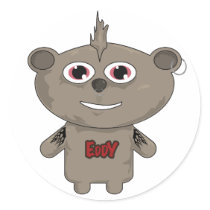 WeeEddy The Teddy stickers