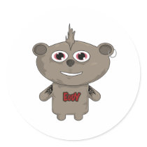 WeeEddy The Teddy stickers