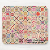 Week by Week Sampler Mouse Pad