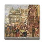 Weekday In Paris By Menzel Adolph Von magnets