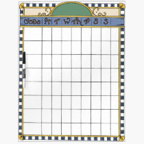 Weekly Chores Chart Dry Erase Board dry erase boards
