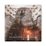 weeping angel inspirational magnet