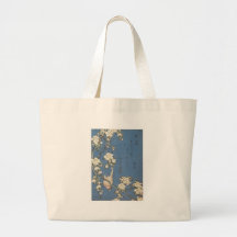Weeping Cherry and Bullfinch, Hokusai, 1834 Tote Bags