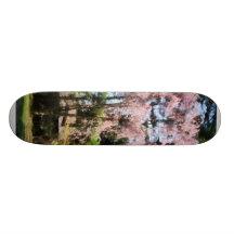 Weeping Cherry Custom Skateboard