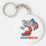 WeePublican and Flag Key Chain