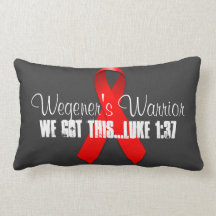 Wegeners Awareness Pillow
