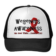 Wegeners Awareness Trucker Cap Mesh Hat