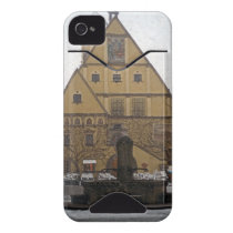 Weiden id Opf - Snowfall at the Rathaus Iphone 4 Id Cover