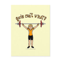 Weight Lifter (Blonde) Post Cards