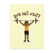Weight Lifter (Dark) Postcard