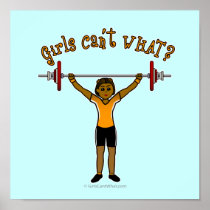 Weight Lifter (Dark) Poster