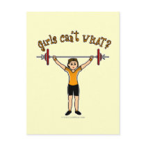 Weight Lifter (Light) Postcard