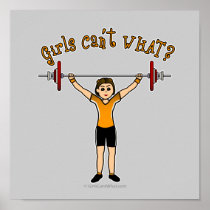 Weight Lifter (Light) Posters