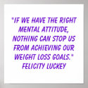 Weight Loss Attitude 9 posters