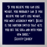 Weight Loss Beliefs 1 posters