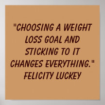 Weight Loss Goals 3 Print
