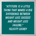 Weight Loss Quotes posters