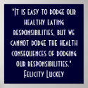 Weight Loss Responsibility 7 posters