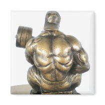 Weightlifting Fridge Magnets