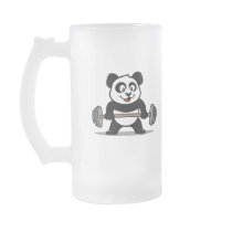 Weightlifting Panda Coffee Mugs