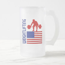 Weightlifting United States Coffee Mugs