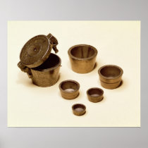 Weights used by merchants and apothecaries poster