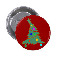 Weihnachten Christbaum christmas tree Button