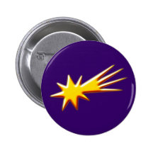 Weihnachten Komet christmas comet Anstecknadelbuttons