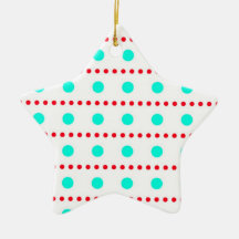 Weihnachtsstern mit Pünktchen, Punkte Spots Points Weihnachtsbaum Ornament