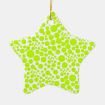 Weihnachtsstern mit Pünktchen, Punkte Spots Points Weinachtsornamente